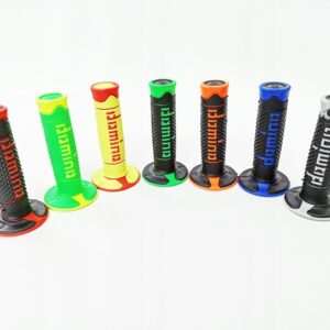 MANETKI DOMINO GRIPY ENDURO SUPERMOTO Czarny + Kolor