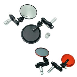 LUSTERKA MOTOCYKLOWE OKRĄGŁE DOLNE REGULOWANE