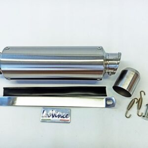 KOŃCÓWKA WYDECH TŁUMIK 4T UNIWERSALNY +NAKLEJKA LEOVINCE