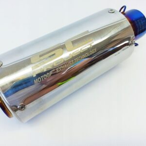 KOŃCÓWKA WYDECH TŁUMIK 4T UNIWERSALNY Z NAPISEM SC PROJECT