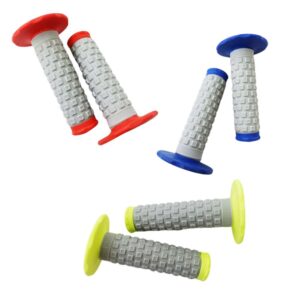 MANETKI RACING GRIPY ENDURO CROSS KOSTKA - Szary + Kolor